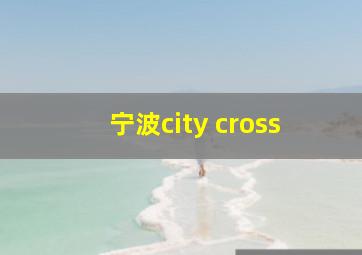 宁波city cross